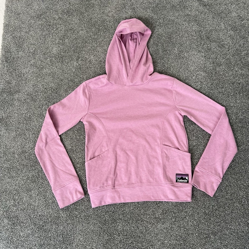Avalanche Hoodie Pink Pullover Sweatshirt Girls Youth L 14 16 RN131369
